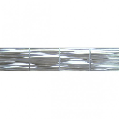 3D Фэшн панно Burgen B, 4 панели (500x400 мм), цвет серебро (J-03), пантон 877C, 500x2400 мм 