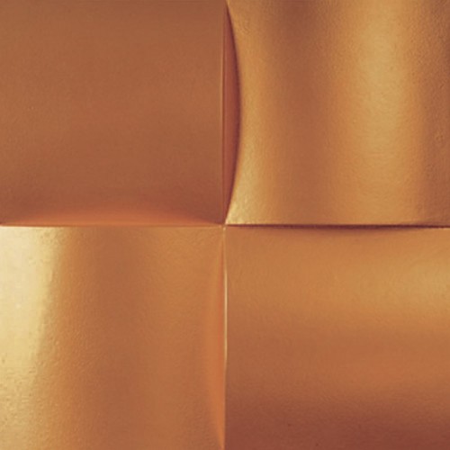 3D Фэшн панель Woof B, 500x500 мм, цвет золото темное (RT-16), пантон 7569C 