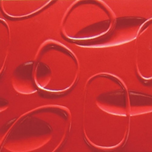 3D Фэшн панель Affiliated, 600x600 мм, цвет красный (R-10), пантон 1795C 