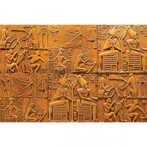 3D Фэшн панно Culture, 3 панели (600x600 мм), цвет бронза (Z-64), 600x1840 мм 