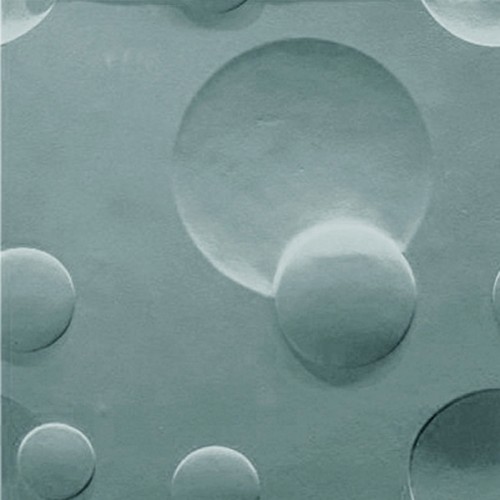 3D Фэшн панель Circle, 600x600 мм, цвет серебро (J-03), пантон 877C 