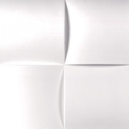 3D Фэшн панель Woof B, 500x500 мм, цвет белый (W-50), пантон White 