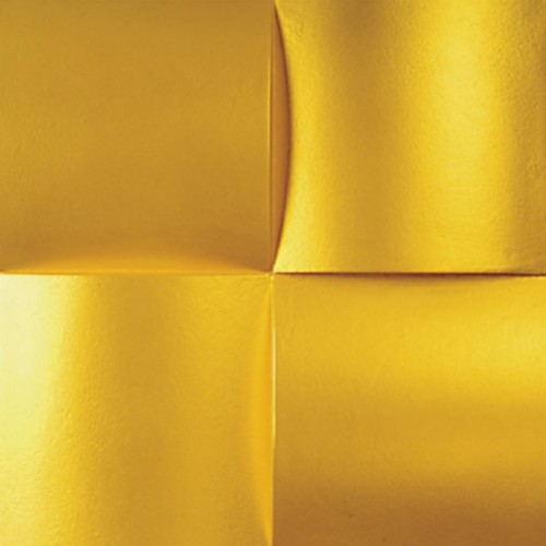 3D Фэшн панель Woof B, 500x500 мм, цвет золото темное (J-05), пантон 8641C 
