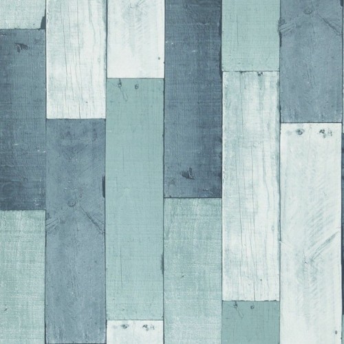Бельгийские обои Covers, коллекция Elements, артикул Wooden Wall 35-Aqua