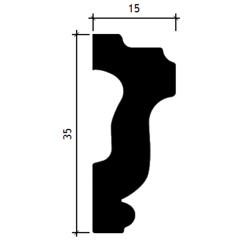 Молдинг из полиуретана 1.51.386