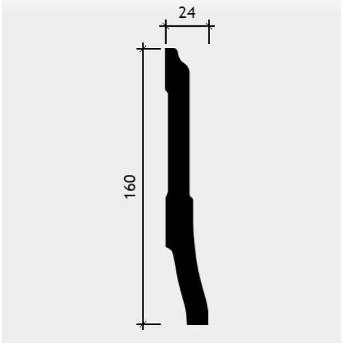 Плинтус из дюрополимера 6.53.105