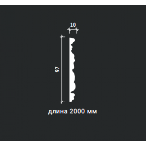 Молдинг из полиуретана 1.51.371