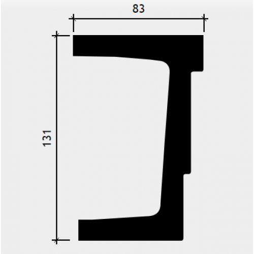Архитрав из полиуретана 1.26.001F
