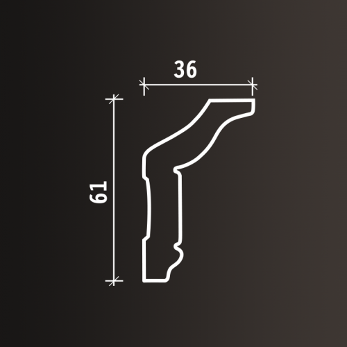 Карниз из полиуретана 6.50.174